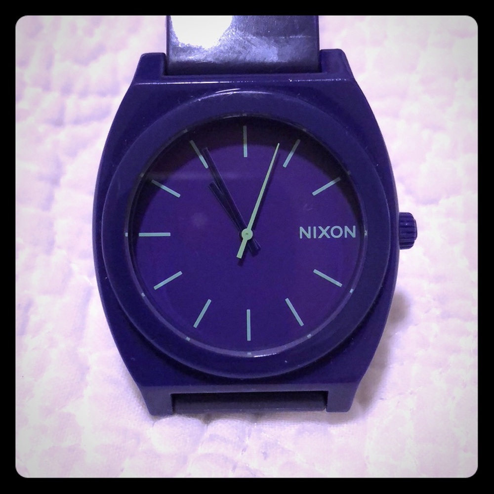 Purple Nixon Time Teller Watch